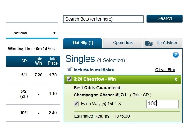 Horse racing betting terms each way magic football transfers betting odds