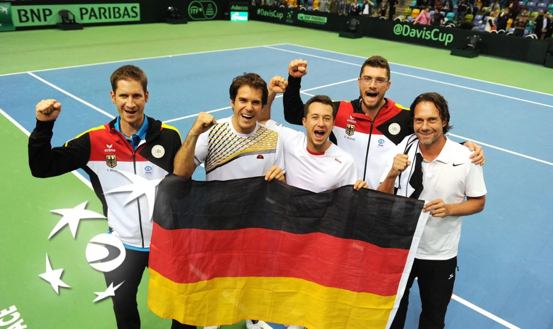 davis germany simon greul dirk dier norman vasilis mazarakis