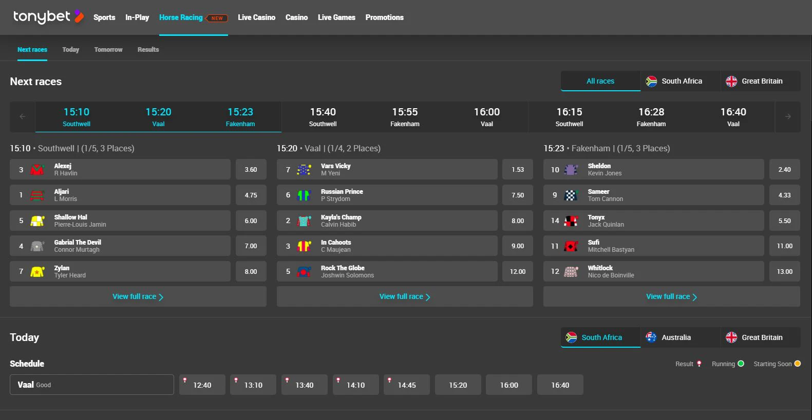 who owns tonybet horse racing free bet who owns tonybet horse racing free bet
