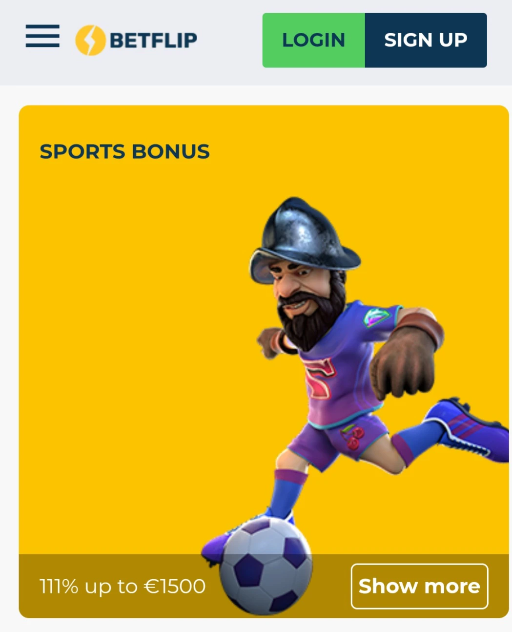 sports bonus betflip welcome bonus casino review offers