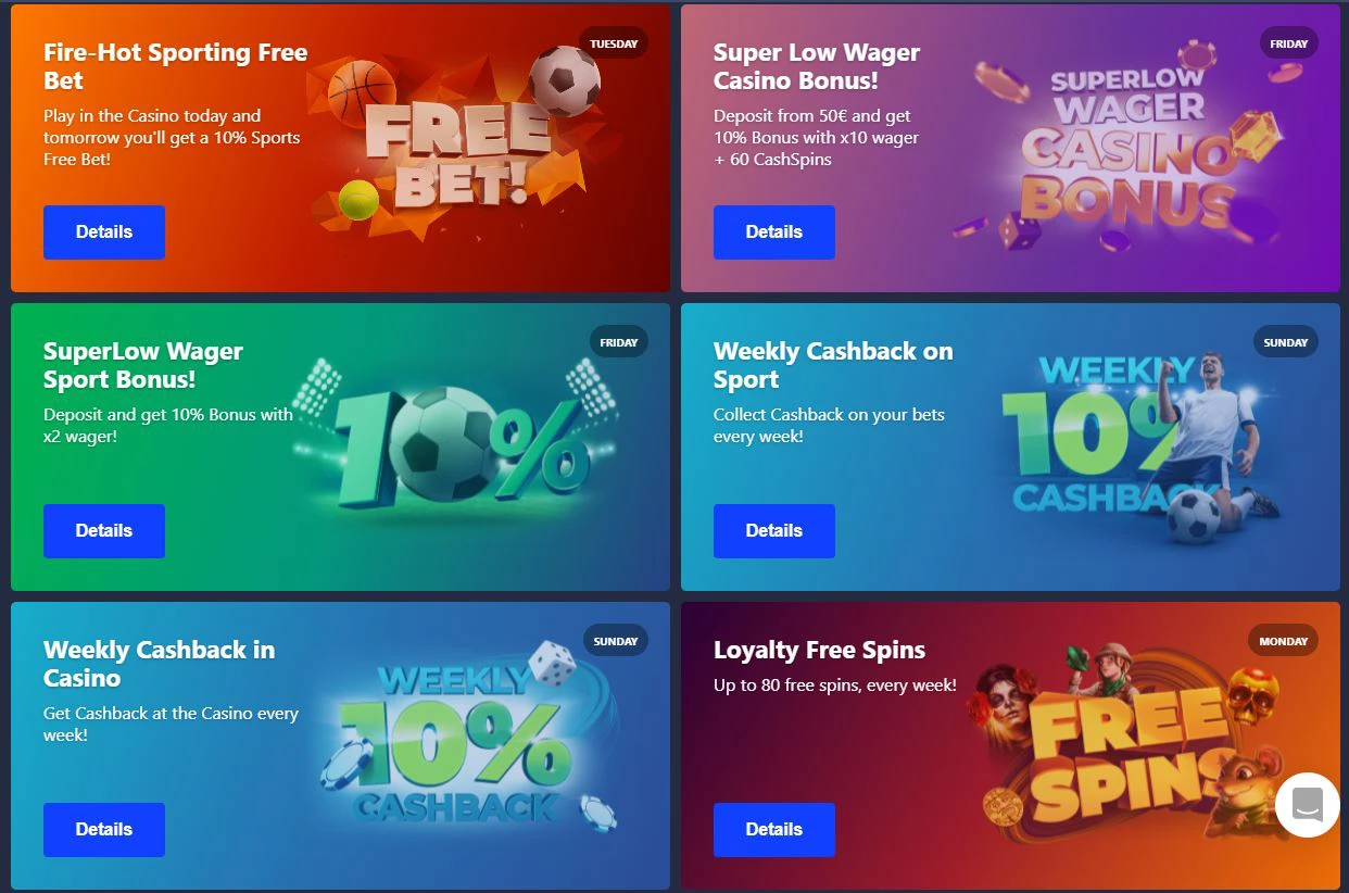 betmaster casino promtions