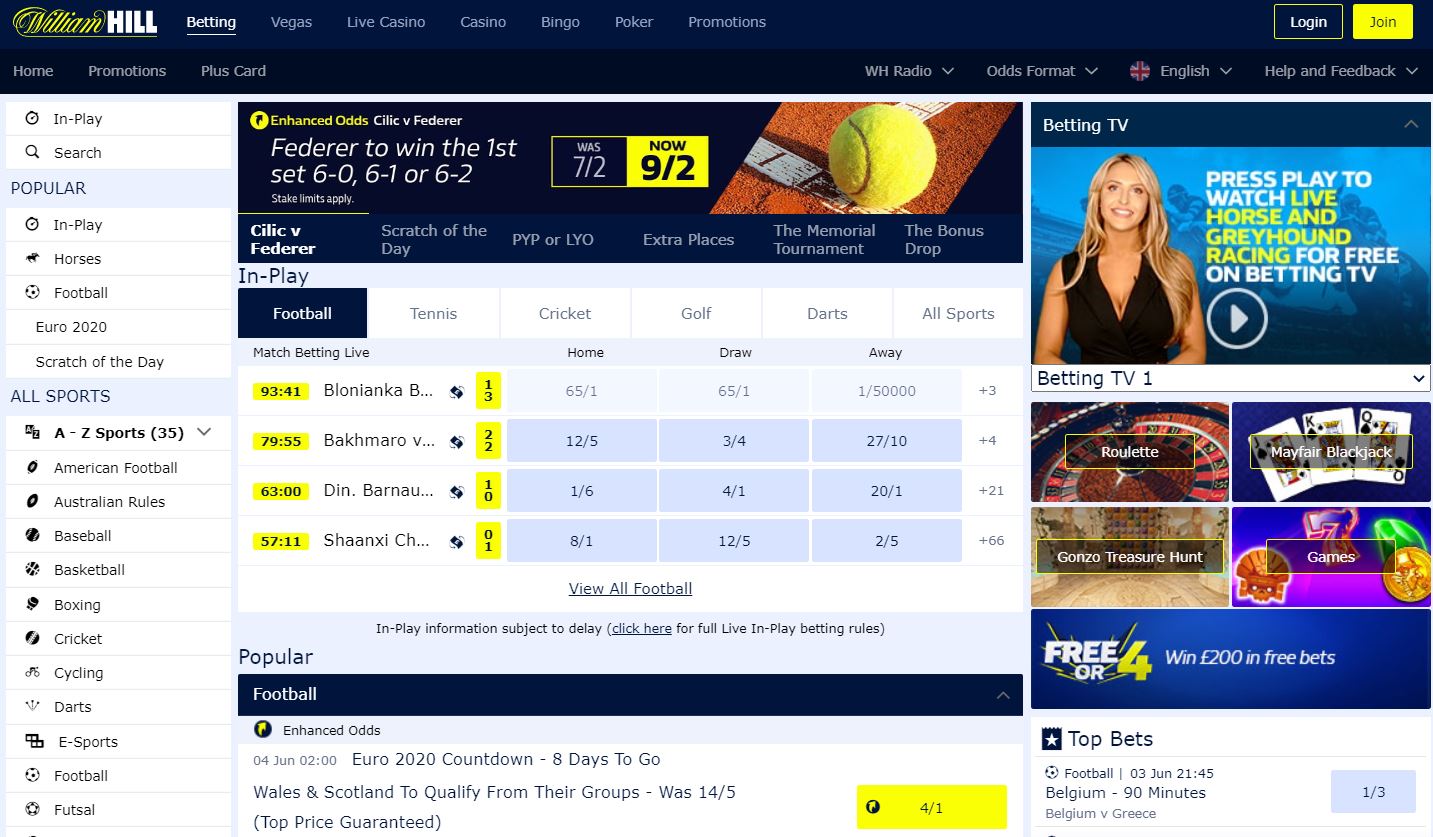 williamhill review free bet no deposit cashback