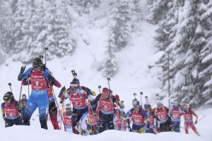 what events are in a stream biathlon