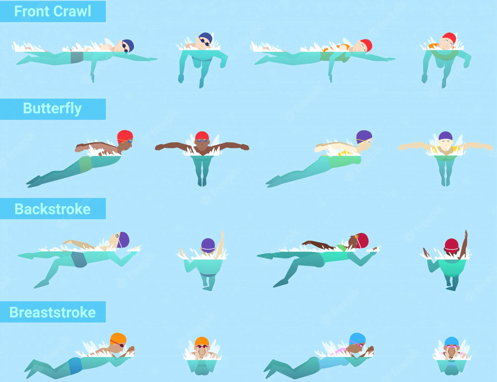 strokes how often are swimming world championships held