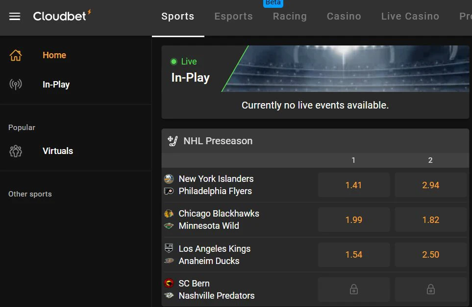no verification betting sites cloudbet