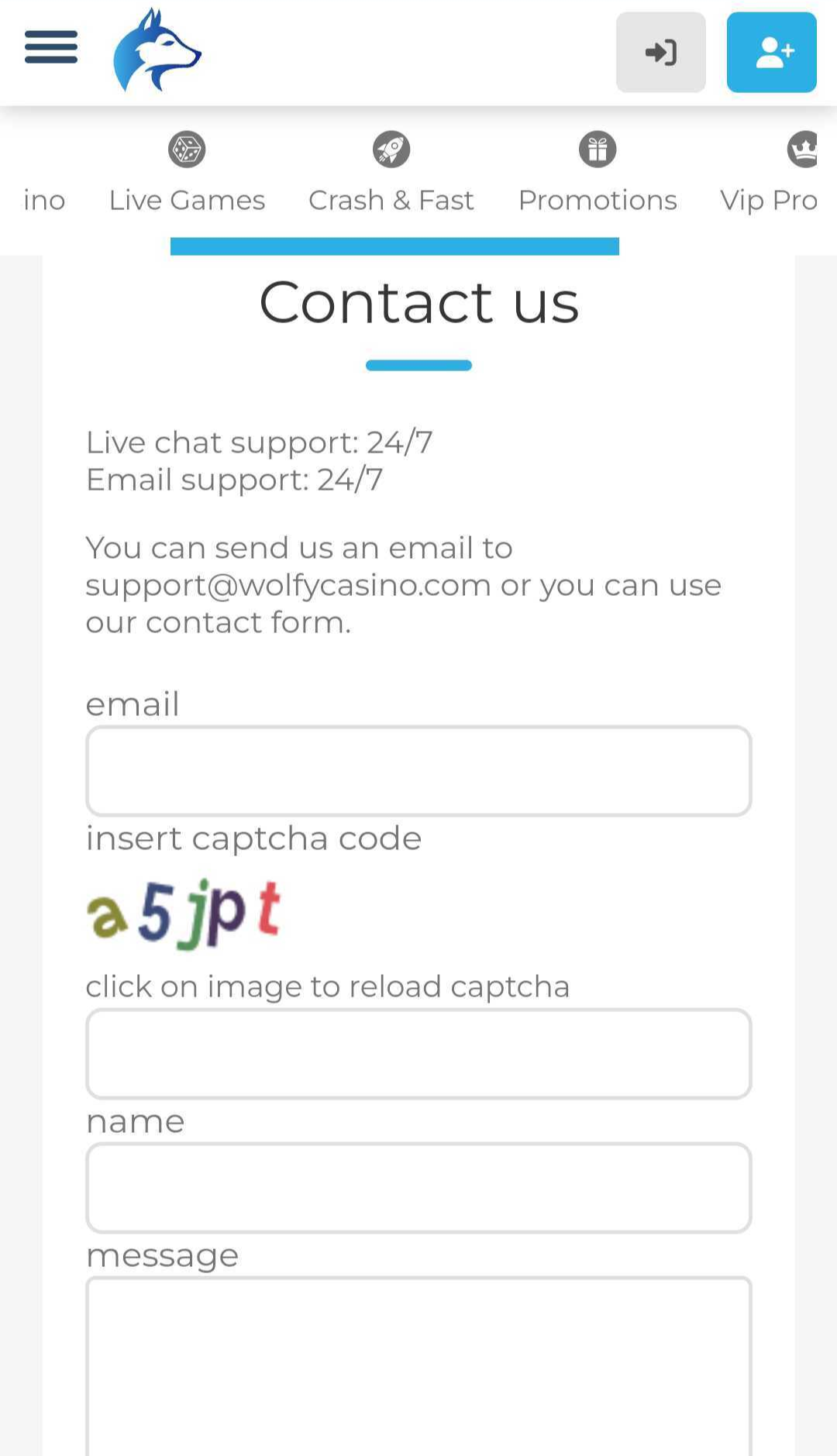 wolfy-casino-contacts-mobile