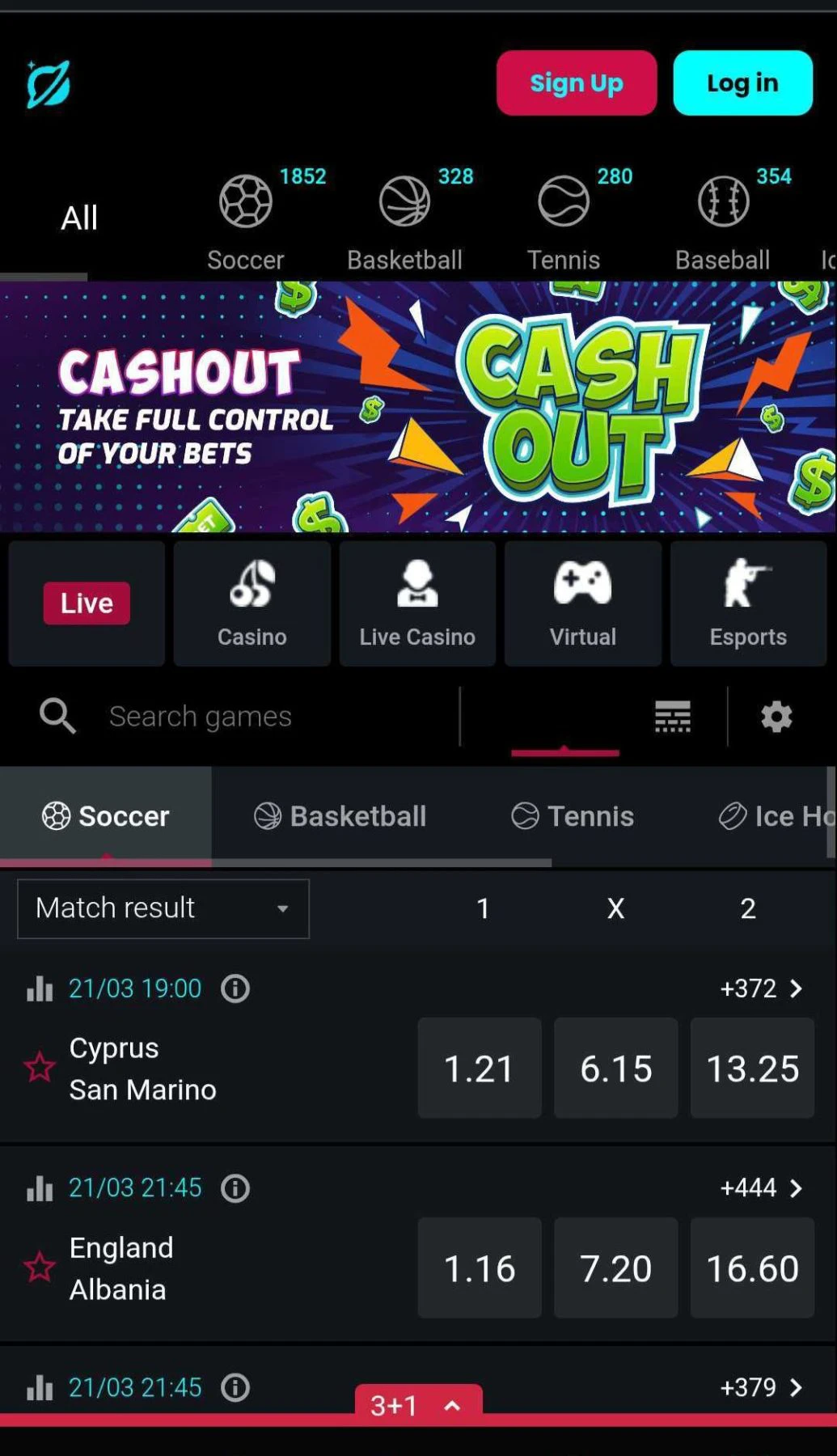 cosmobet-sports-betting-markets-mobile