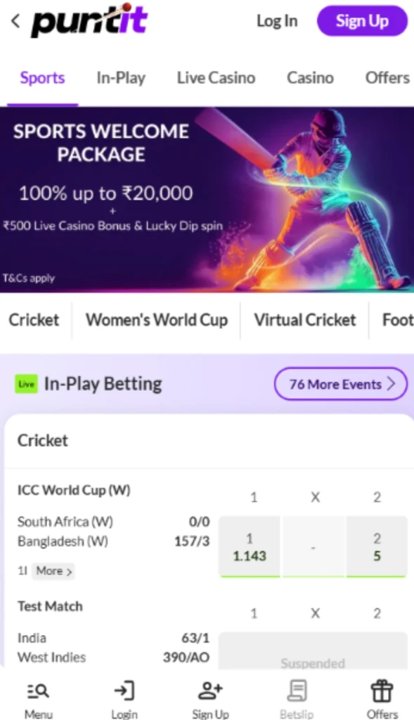 puntit-sports-betting-options-mobile