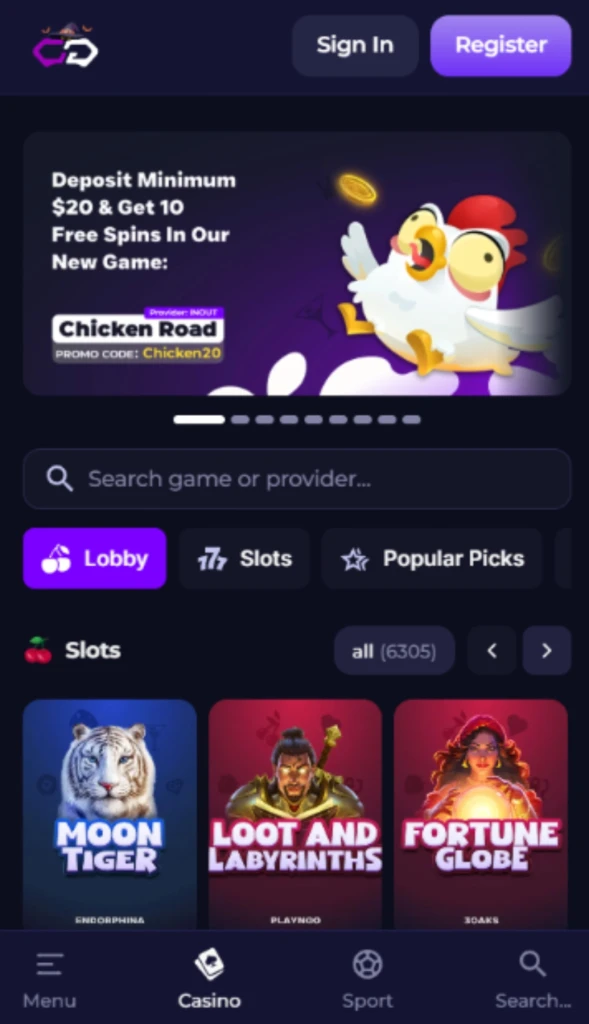 casino-game-section-crypto-games.io-mobile