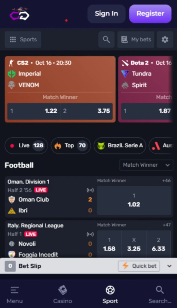 crypto-games.io-sports-betting-options-mobile